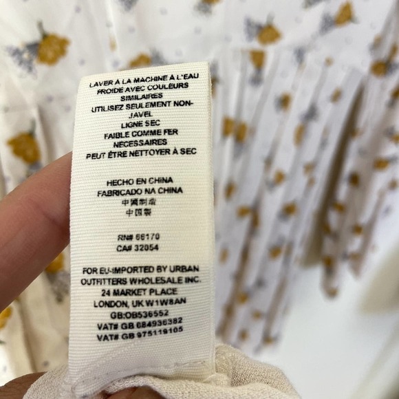 Free People Tegan Printed Floral Dress Size 2 - Picture 13 of 14